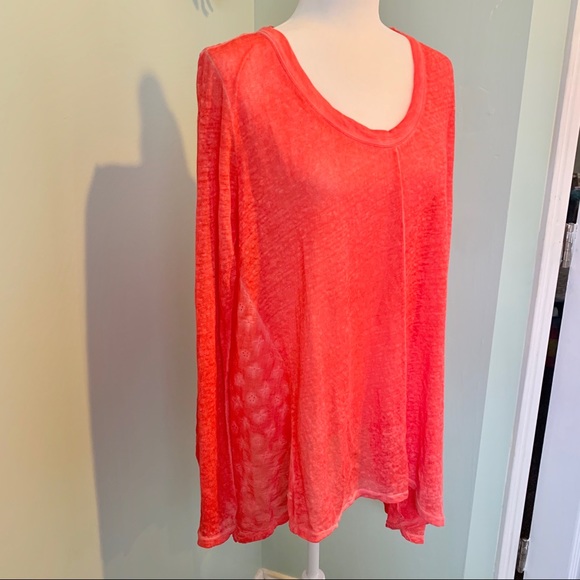 Johnny Was Dixon Long Sleeve Tunic Top - Picture 6 of 8